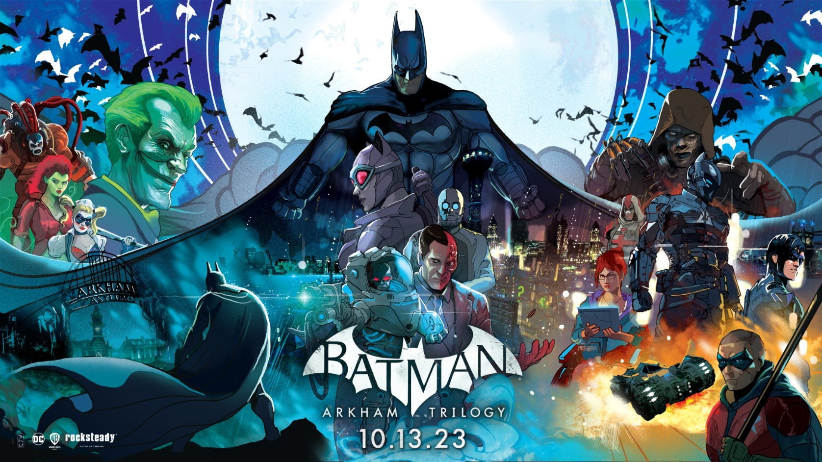Batman: Arkham Trilogy Coming to Nintendo Switch in October | Gametides