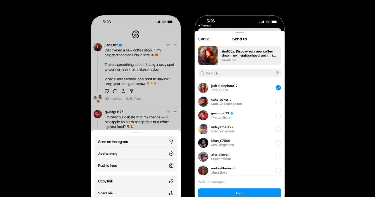 Threads Enhances Sharing Capabilities with Instagram DMs | Gametides